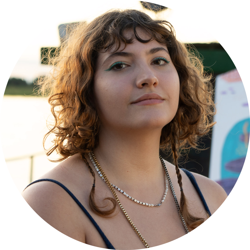 Eliane Fraulob, artista voluntária do Programa PantaNOW