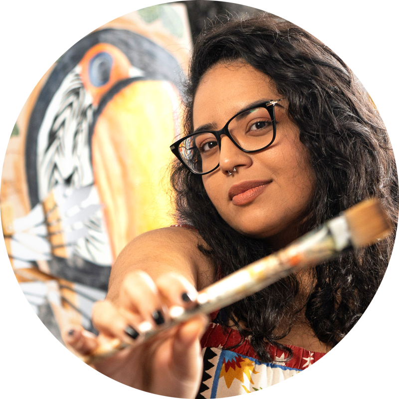Pâmela Karine, artista PantaNOW, Três Lagoas, MS