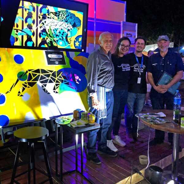 SESI PantaNOW agradece o apoio da FIEMS, representada pelo Diretor Sr Luiz Cláudio Sabedotti Fornari, e agradece a visita do Sr Roberto Klabin, patrono do Pantanal.